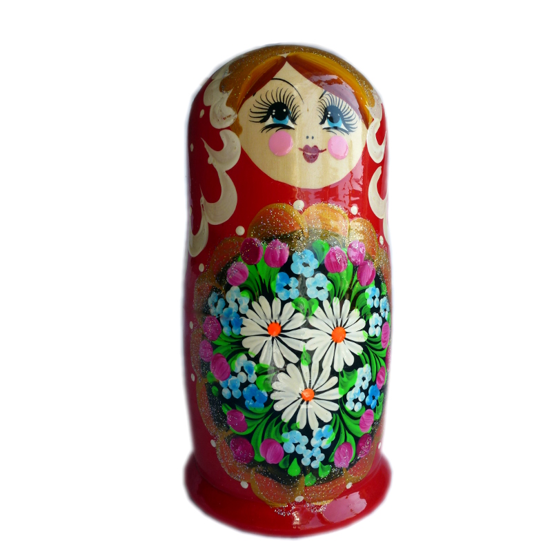 Russian doll Svetlana, 7 piece set • High quality Russian dolls from the UK