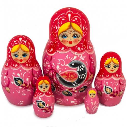 russian dolls pink