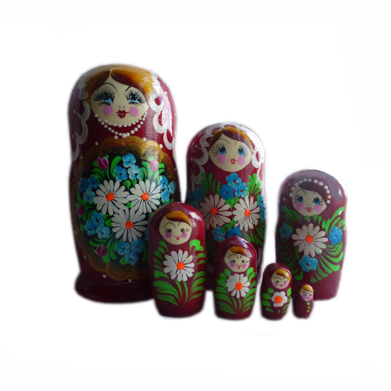 Russian doll Diana, 7 piece set • High quality Russian dolls from the UK