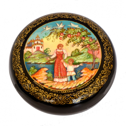 Russian decorative box Fairy tale