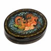 Russian decorative box Troyka