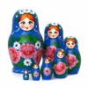 Russian Doll Blue Flowers, 7 Piece set