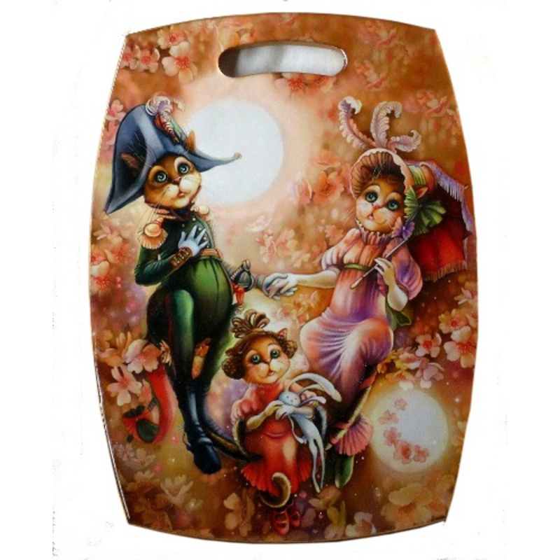 Fairy cats chopping board