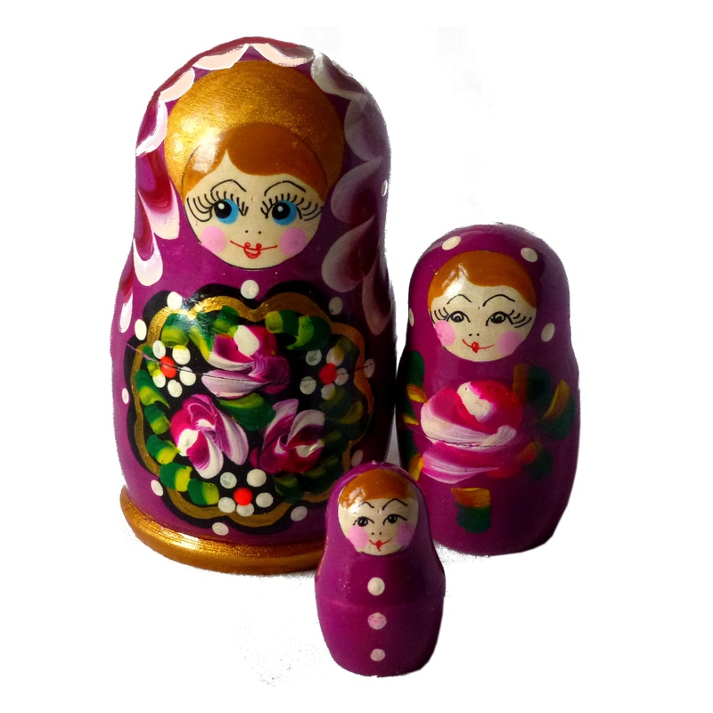 Russian doll Polina_3 piece set