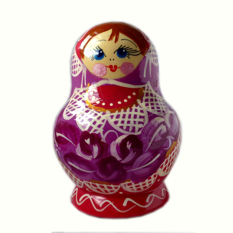 Russian doll Luisa Pink, 5 piece set