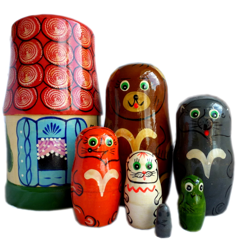 Russian doll_Fairy house_all